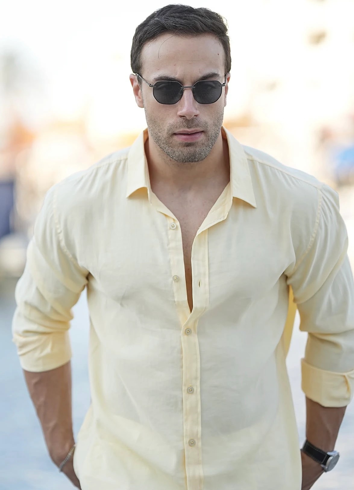 Chemise jaune paille — FC Fashion