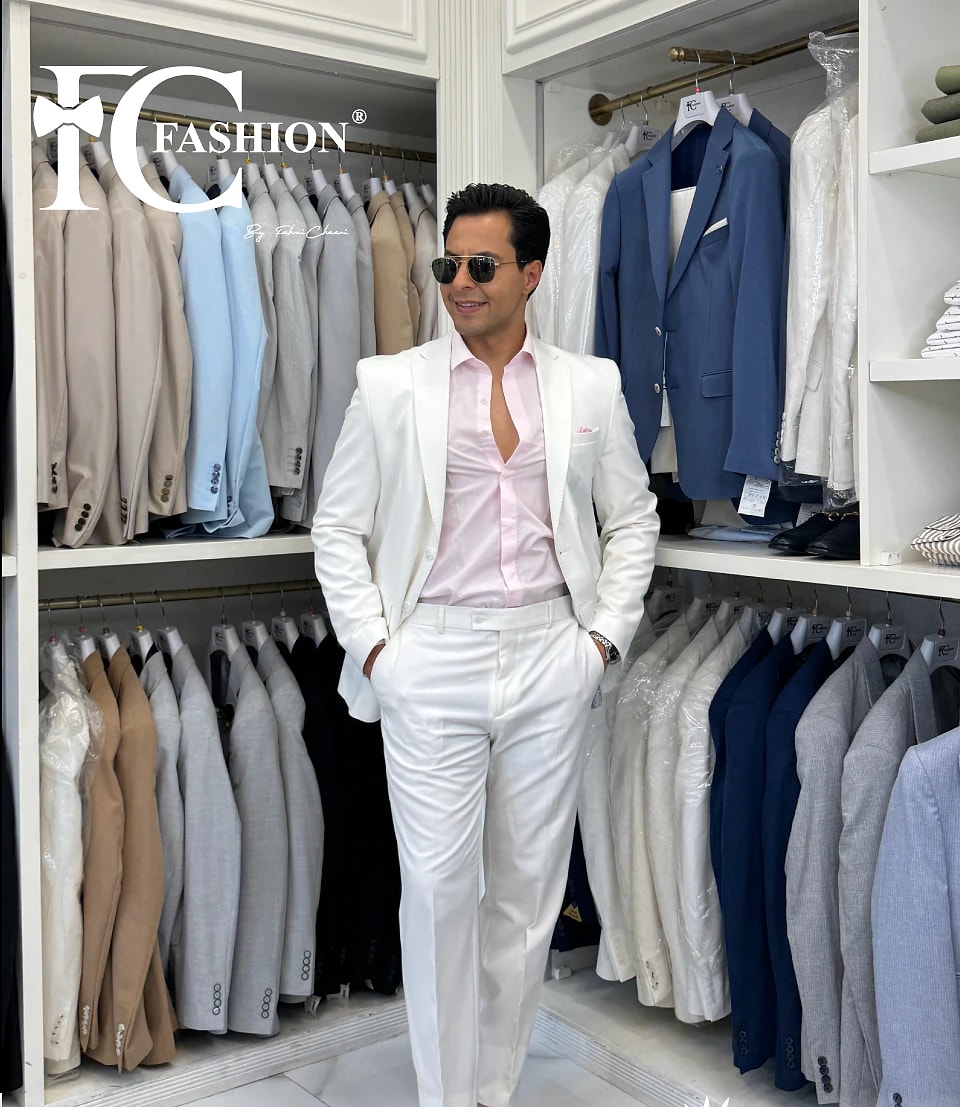 Costume blanc dans la boutique FC Fashion