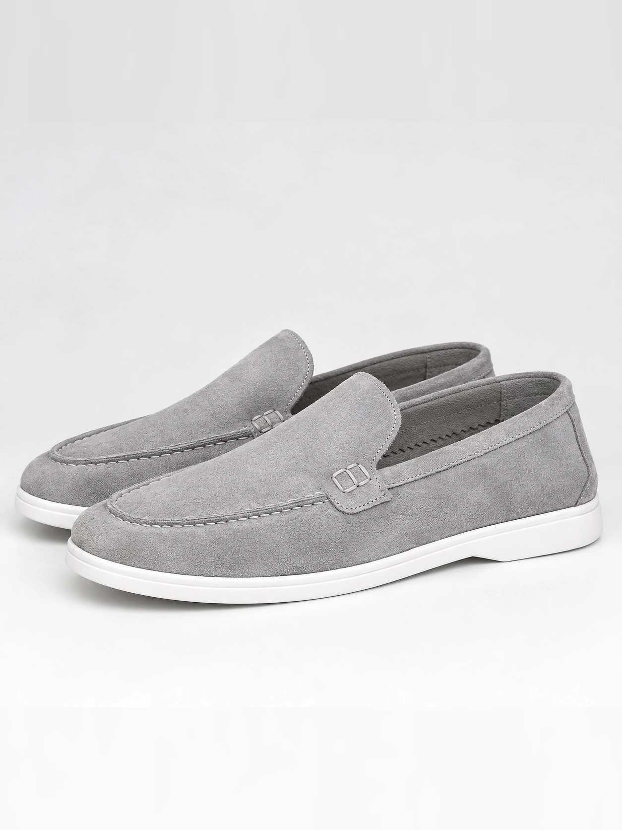 Mocassin souple en daim — vue 3