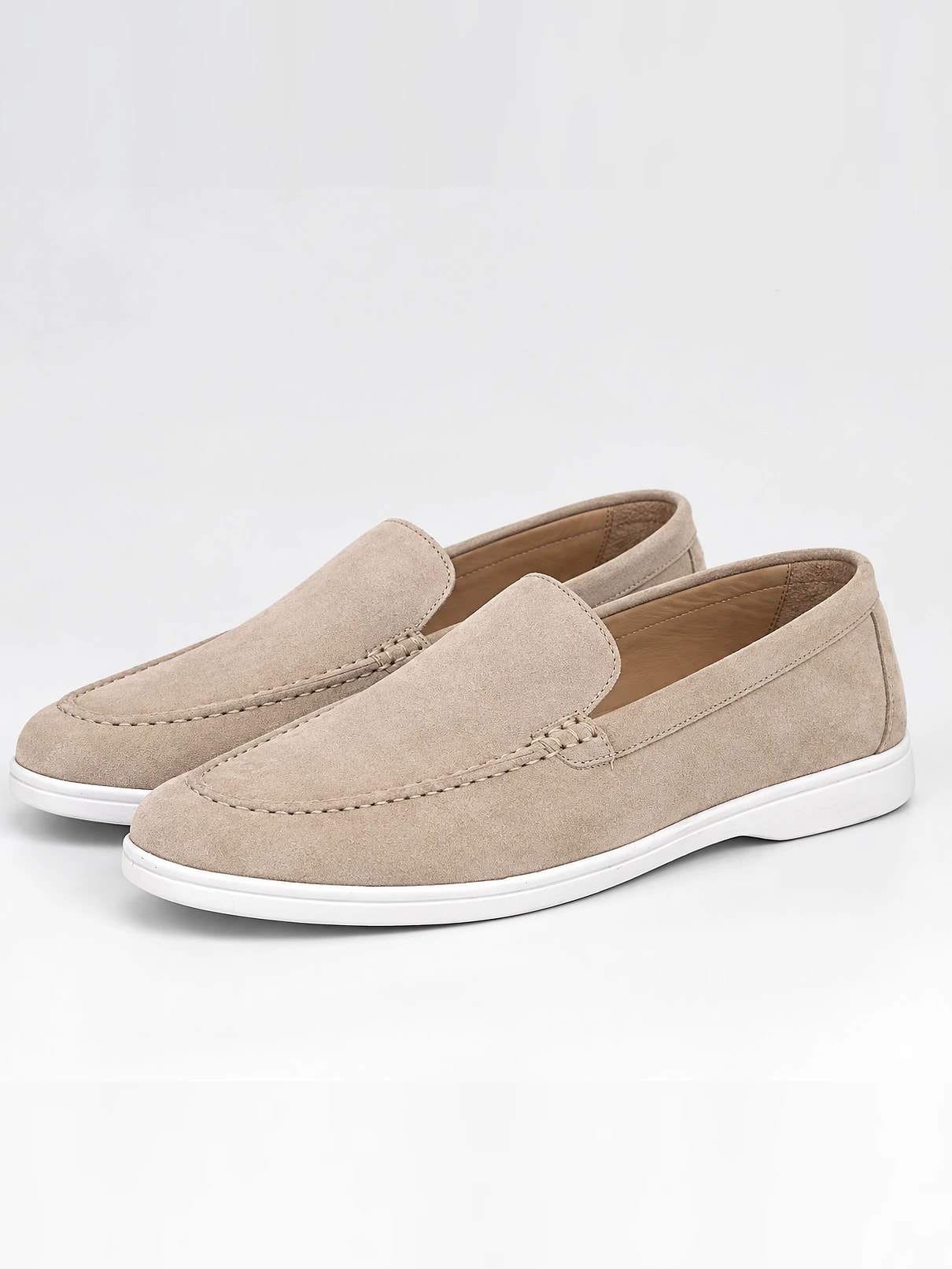 Mocassin souple en daim — FC Fashion