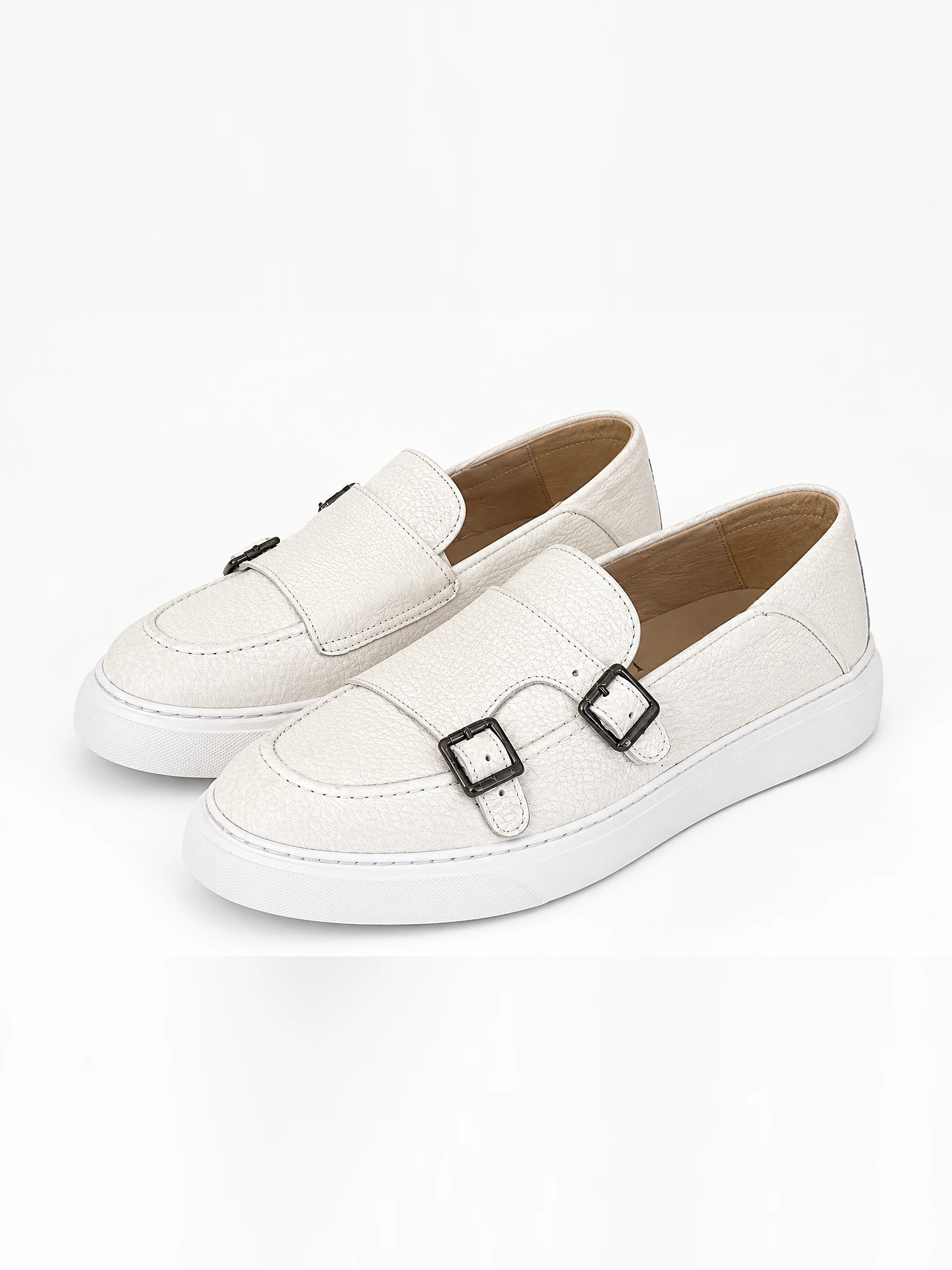 Basket double boucle blanche — FC Fashion