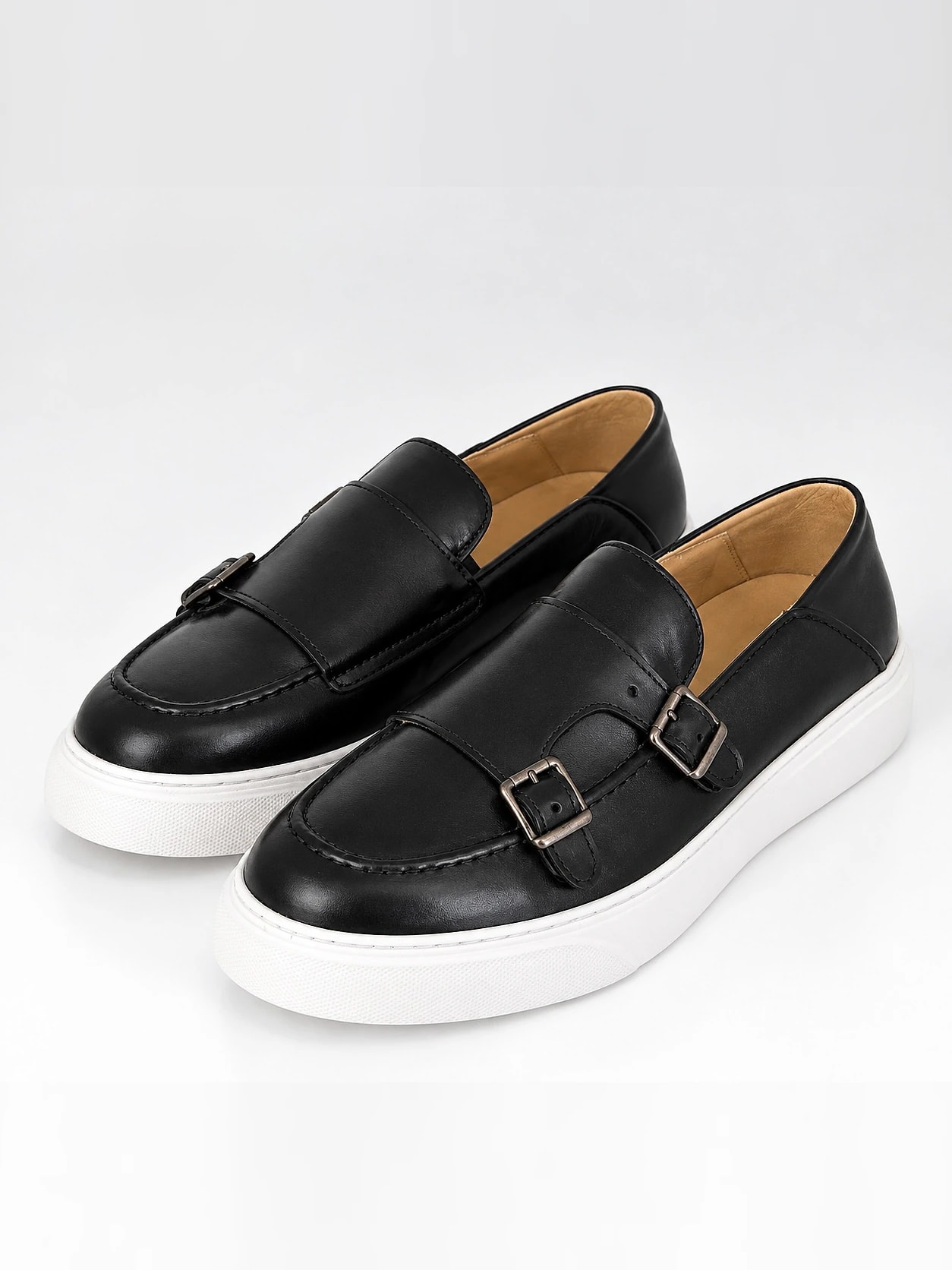 Basket double boucle noire — FC Fashion